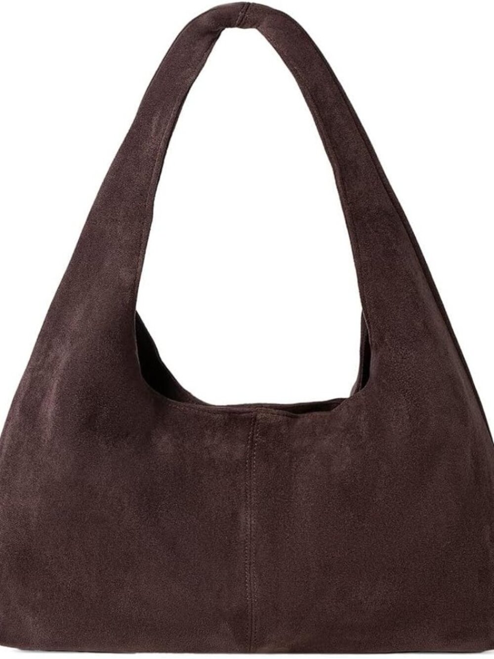 Women's Suede Tote Bag Retro Crescent Shoulder Bag Trendy 2025 Suede Handbag Und